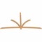 Ekena Millwork Davenport Timber Gable Bracket, Western Red Cedar, 108"W x 63"H x 1 1/2"D x 3 1/2"F, 14/12 Pitch GBW108X63X0204DAV00SWR - alternate 4